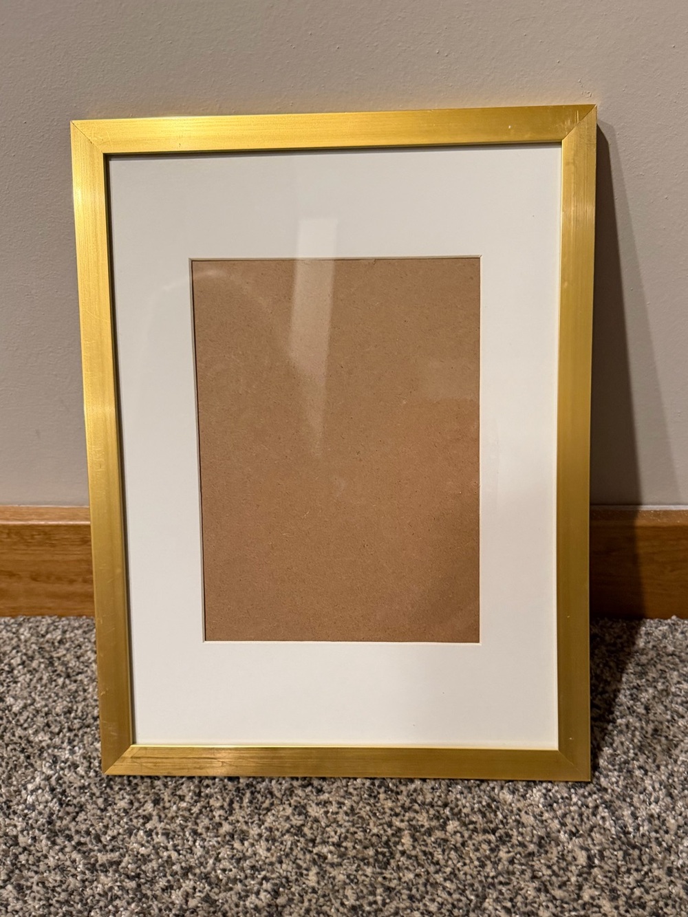 Gold Picture Frames with White Mat - Home Accents